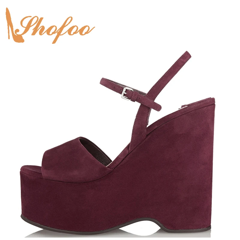 super high platform wedges
