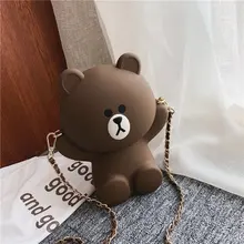 Милый корейский мультфильм силикагель ID карты держатель банк карты пакеты хранения автобус пройти телефон девушки кошелек помада каваи подарки