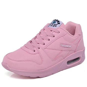 

Fashion Korean Women Shoes Trainers Tenis Feminino Casual Shoes Outdoor Walking Shoes Women Flats Pink Lace Up Ladies Shoe