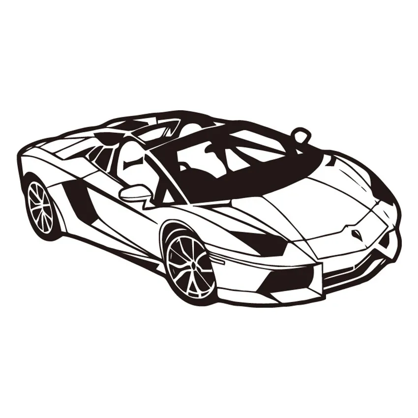 

Fashion Sport Racing Car Waterproof Wall Decals Home Decoration Removable Vinyl Art Wall Stickers For Kids Room Wall Decor