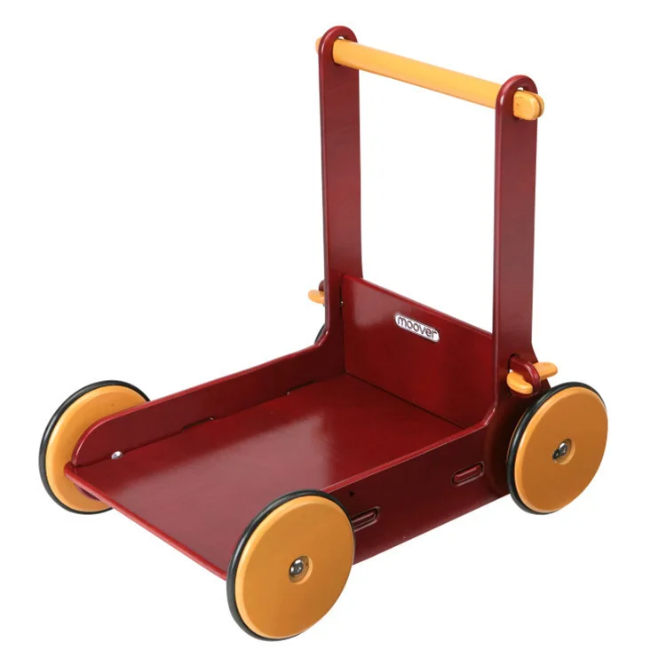wooden 3 wheel walker