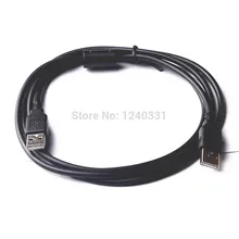 1 шт. черный USB 2,0 штекер для мужчин M/M переходник с удлинителем Кабель-адаптер провод