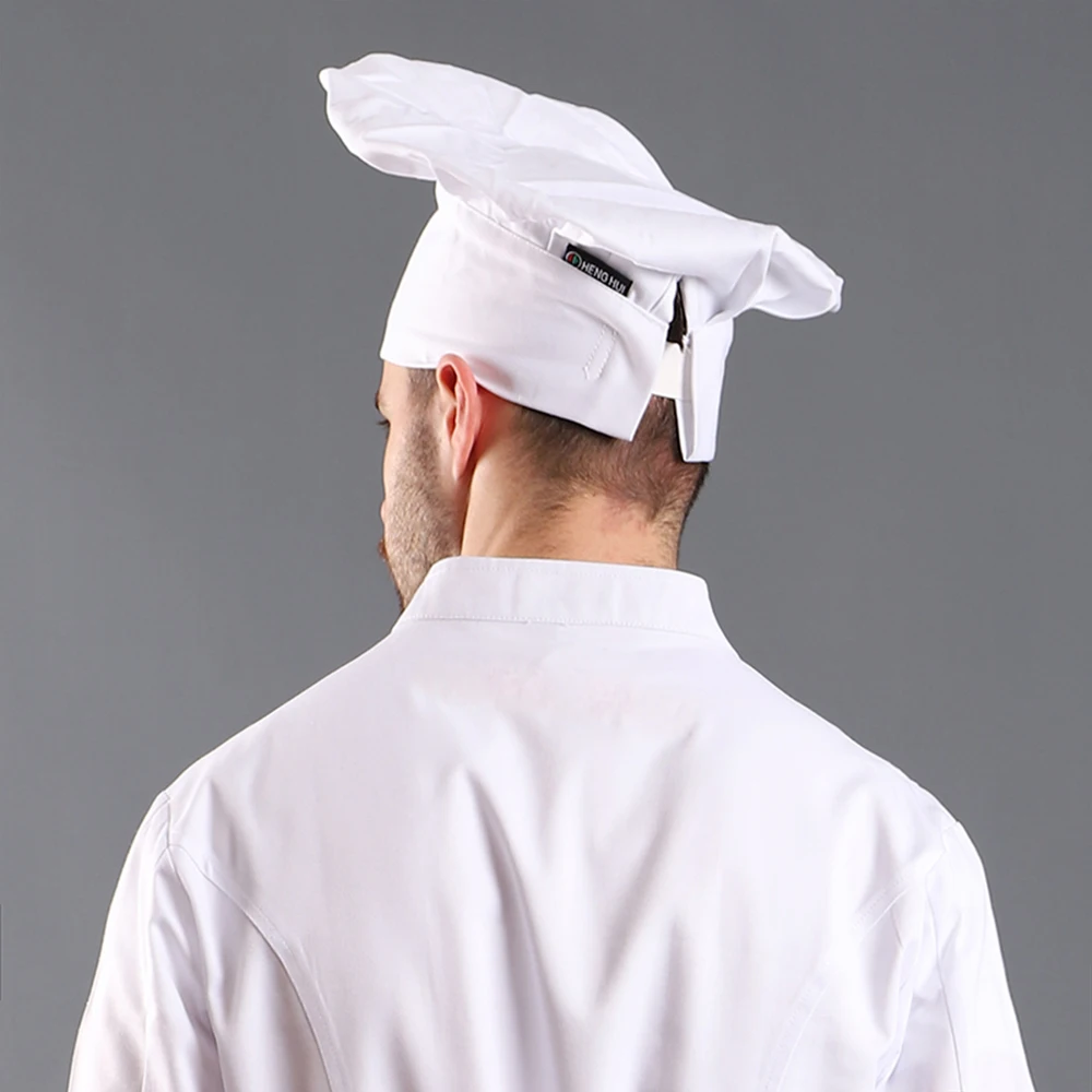 Оптовая Продажа сплошной отель шеф-повар суши головные уборы официантов пекарня столовая шеф повара кепки унисекс тюрбан шеф повара шляпа