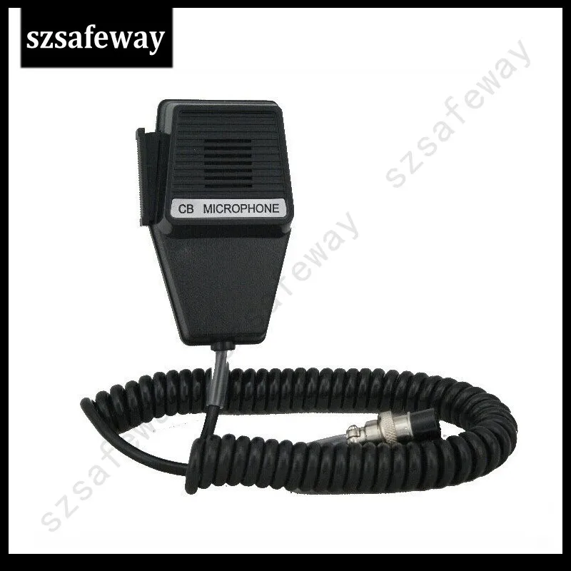 

2pcs/Lot CB Microphone for mobile radio with Aerial Plug 4 pin cb microphone for Walkie talkieCB Ham Radio free shipping