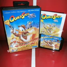 Игра Sega Mega Drive-Quack shot с коробкой и ручным управлением для 16 бит игра Sega Mega Drive картридж Megadrive Genesis система