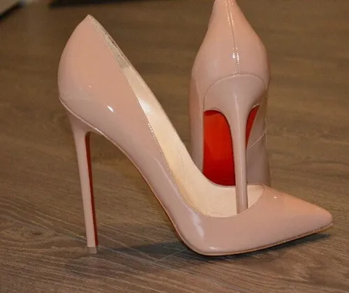 nude pink court shoes