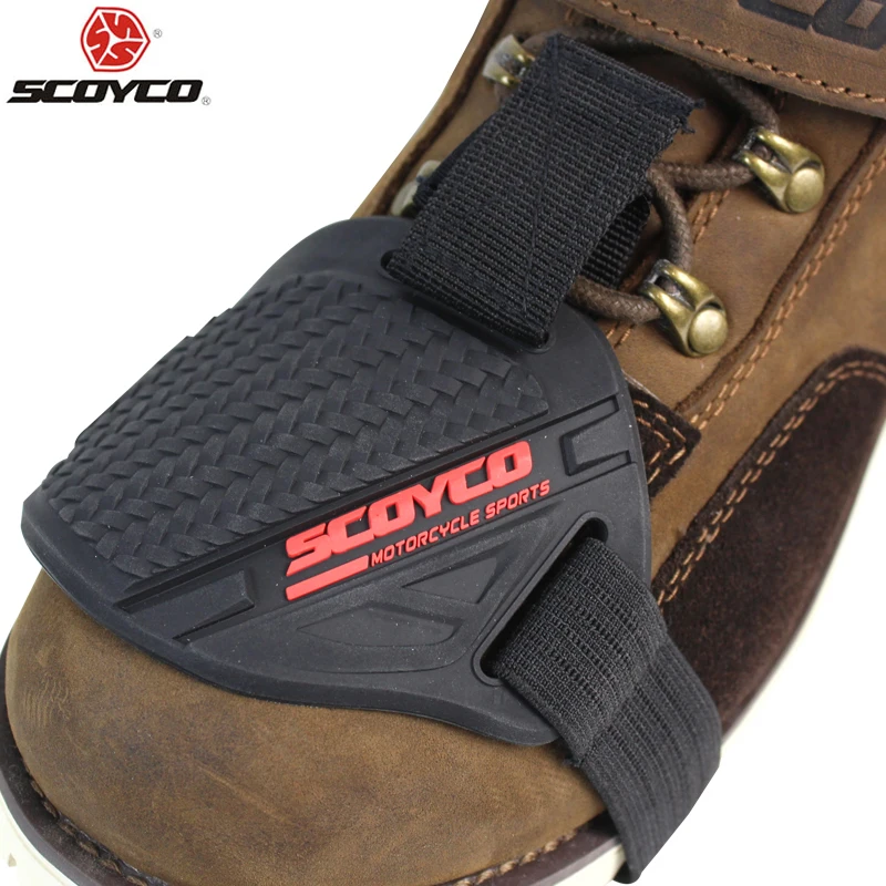 

Scoyco FS-02 Motorcycle Racing Shift Pad Motociclismo Shoes Scuff Mark Protector Motocross Boots Anti slip Cover Shifter Guards