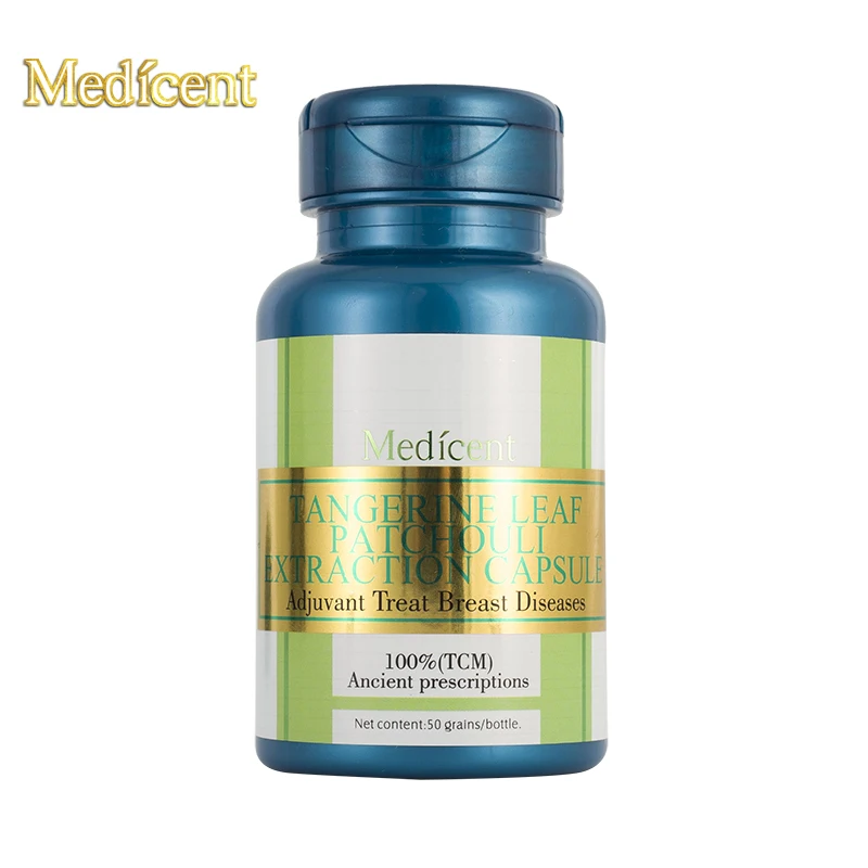 

Medicent Tangerine Leaf Patchouli Extraction Capsule, Adjuvant Treat Breast Diseases,Cure Breast Premenstrual breast pain, 50pcs