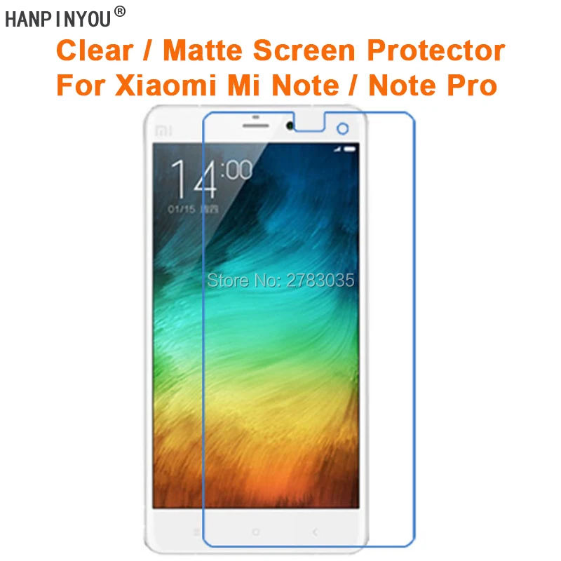 Для Xiaomi Mi Note / Pro 5 7 " прозрачная глянцевая/Антибликовая матовая защитная пленка