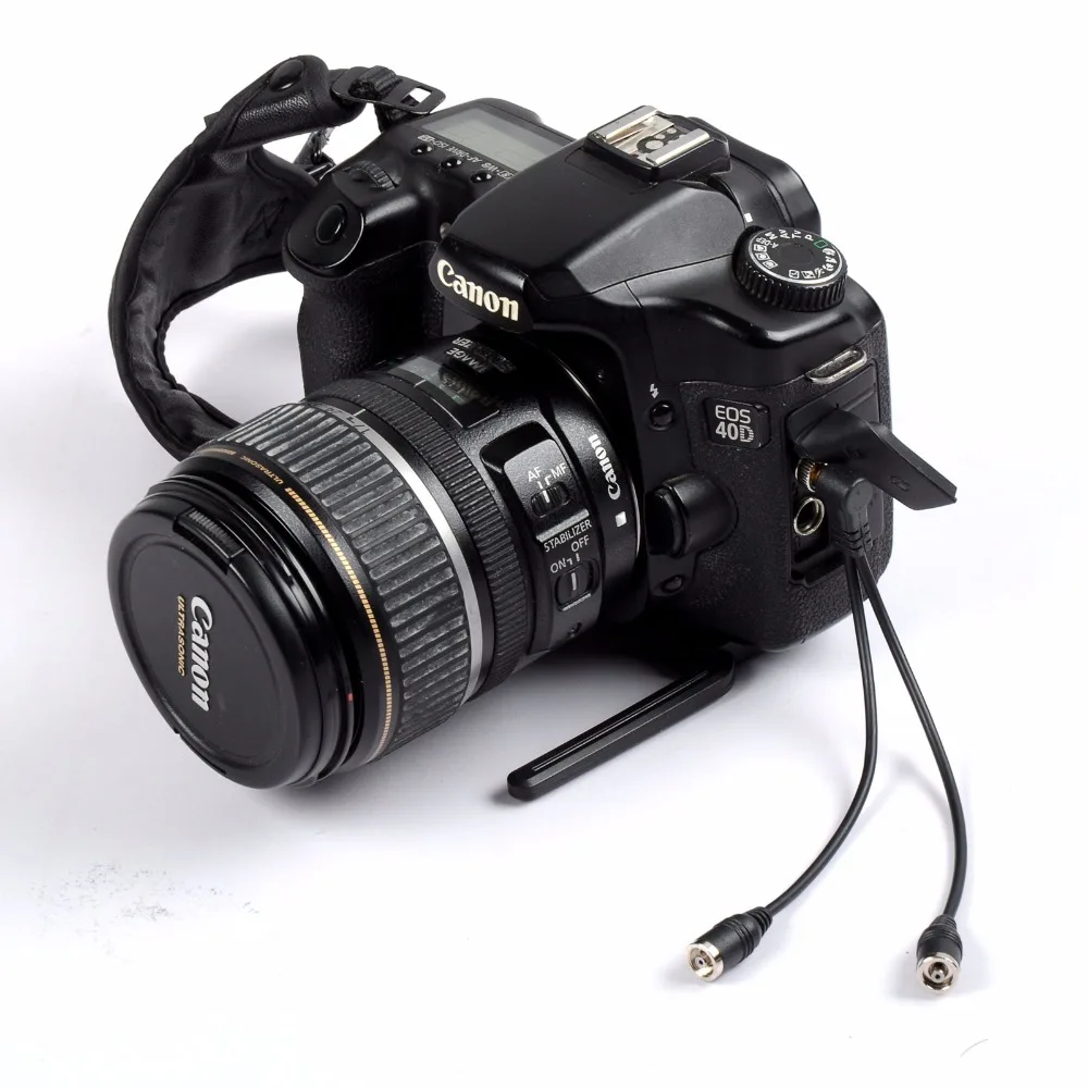 DSLRKIT Flash PC Sync разделительный шнур Cable 1 Male to 2 Female Socket с винтовым замком|male male|male malemale