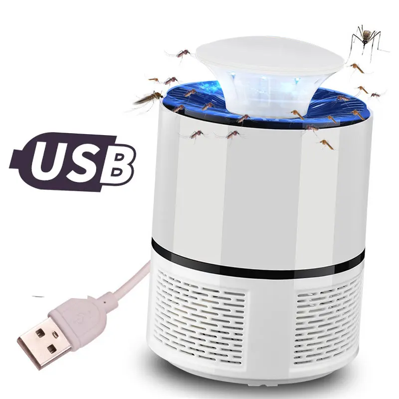 USB бытовой безлучевой светодиодный комаров убийца лампа немой анти сетка от москитов насекомых - Цвет: B