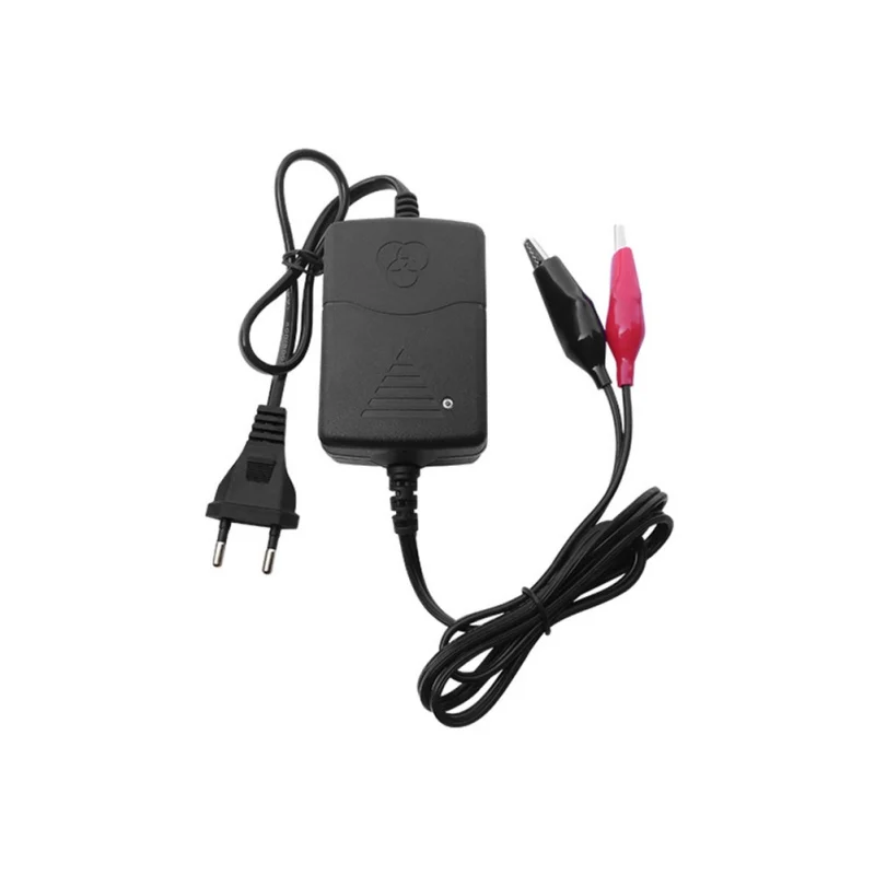 Автомобильный Грузовик Мотоцикл 12V умный, компактный аккумулятор зарядное устройство тендер мейнтер ЕС вилка черный - Цвет: EU