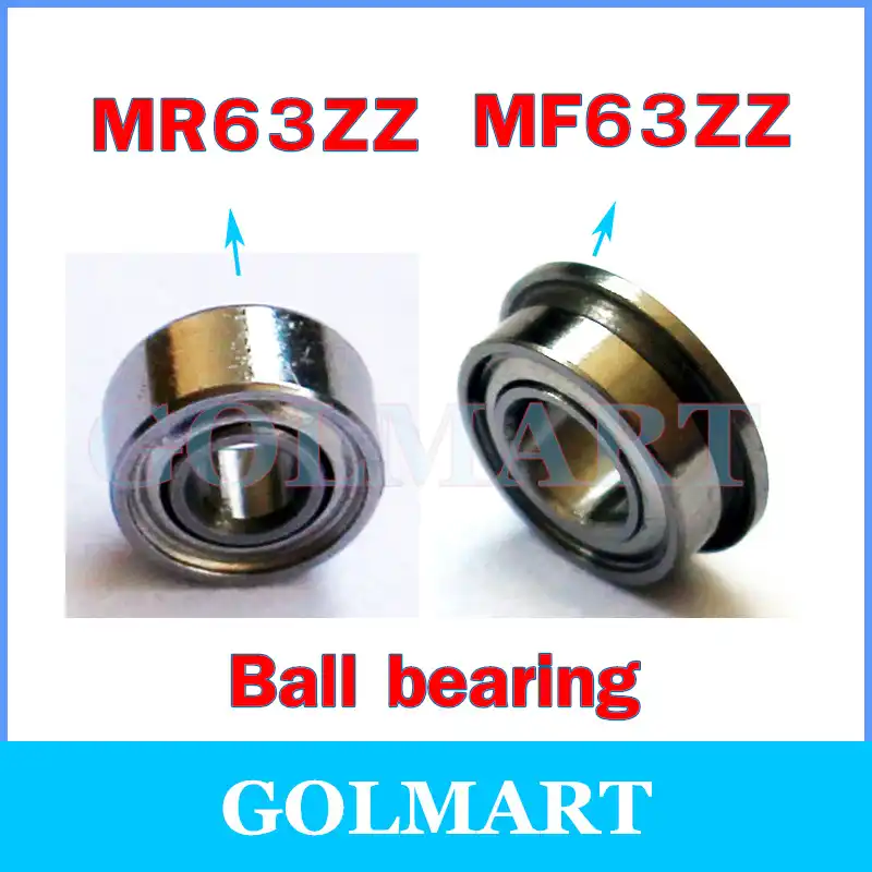 MR63ZZ 3x6x2.5mm 20 Pcs Metal Double Shielded Ball Bearing Bearings 3*6*2.5