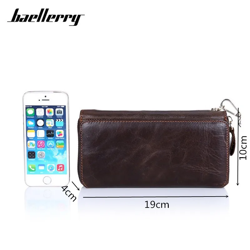 Мужские кошельки baellerry Handy Bag Роскошные сумки на молнии для монет карманные