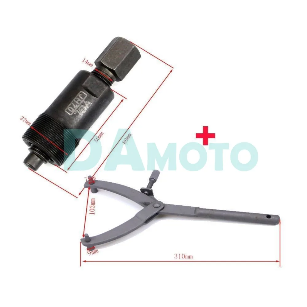 Motorcycle 27mm Flywheel Puller STATOR REMOVAL TOOL&HOLDER 50cc 125cc