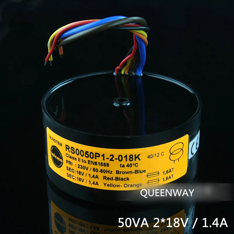 

Double 18V 50VA NEW Talema, RS Nuvotem , DAC front stage Sealing Toroidal Transformer