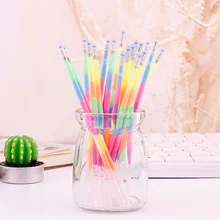 20 штук 0,5 мм Мульти-Цвет Радуга маркеры Заправка для гелевой ручки для Для детей взрослых Школа Офис граффити поставки