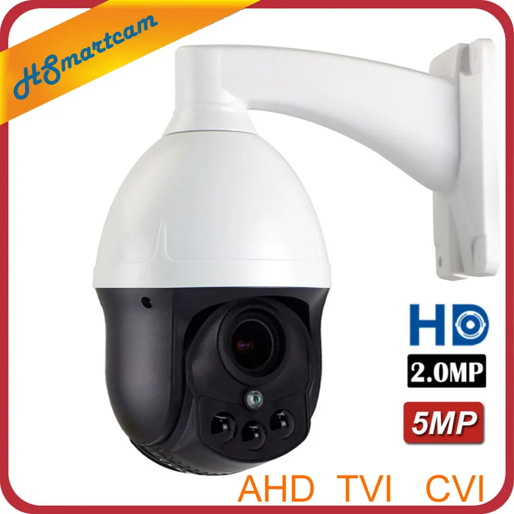  5.0MP Outdoor CCTV Security AHD 1080P 2.0MP Mini Waterproof Dome PTZ Camera 4X ZOOM 2.8-8mm Auto Fo - 32817804377