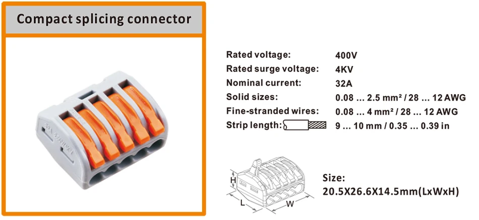 10pcs-lot-WAGO-mini-fast-Wire-Connector-222-413-PCT213-Universal-Compact-Wiring-Connector-3 222-215.