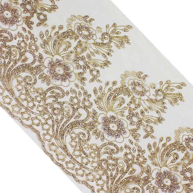 Sunbe shine Beaded Sequin Flower Trimming Mesh Lace Ribbon Cord Fabric Trim Tape Embellishment Bridal Dress Trim DIY Sewing 5yards Black Sunbe shine Beaded Sequin Flower Trimming Mesh Lace Ribbon Cord Fabric Trim Tape Embellishment Bridal Dress Trim DIY Sewing 5yards Black