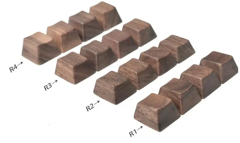 Деревянные брелки для механической клавиатуры орех твердые деревянные брелки пробел Esc Cherry mx OEM