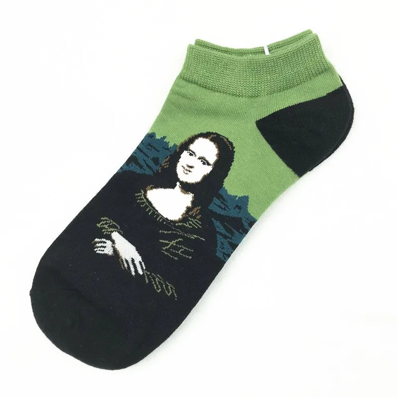 3D Ретро художественные носки для женщин и мужчин забавная Новинка Звездная ночь