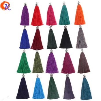 

Cordial Design 5Pcs/Bag 7.5cm*1cm/Tassel/Jewelry Accessories/Embellishments/diy/Hand Made/Rhodium Cap Tassels/Jewelry Findings