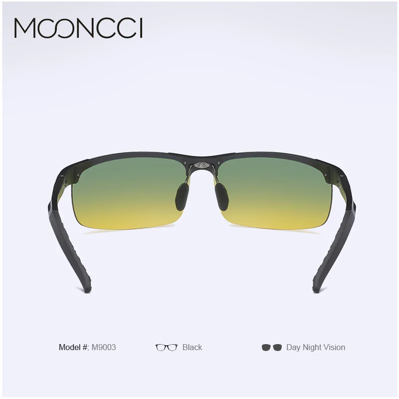 MOONCCI День ночного видения солнцезащитные очки мужские Поляризованные алюминиевые фотохромные очки для водителя мужские HD очки для вождения солнцезащитные очки Gafas Oculos