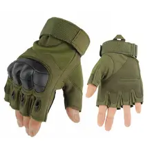 Военные тактические жесткие перчатки на полпальца/без пальцев, мужские спортивные перчатки для мотоцикла, кемпинга, пешего туризма, альпинизма