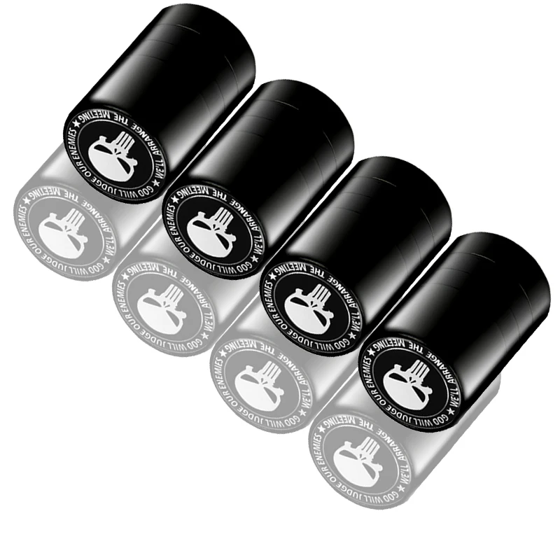 

4x Car Styling Stainless Aluminum Alloy The Punisher Skull Car Tire Valve Caps Wheel Tires Valves Tyre Stem Air Cap Accessories