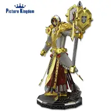 

Picture Kingdom 3D Metal Puzzle Paladin Judge Figure Model Kits Golden Adjudicator 3D Jigsaw Toys