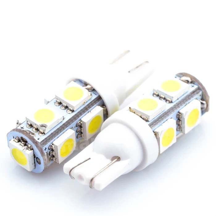 

Best Price 2X 10 194 168 W5W 9 LED 5050 SMD White Car Auto Wedge Side Tail Parking Lights Bulb Lamp DC12V