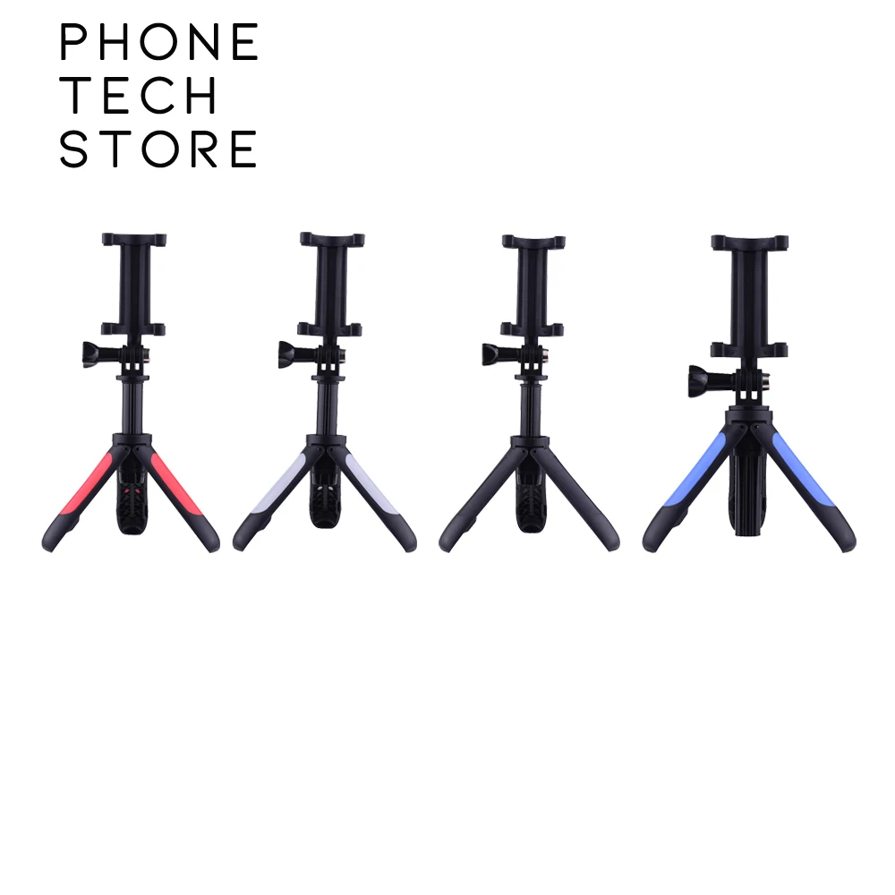 

Foldable Phone Holder Stand for Smartphone Mini Tablet Tripod 3-Section Column With Adjustable Design Handheld Bracket
