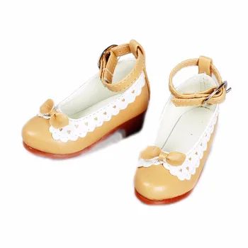 

[wamami] 122# Yellow 1/3 Cute Bow White Decoration BJD Loli SD DOD AOD Dollfie Shoes