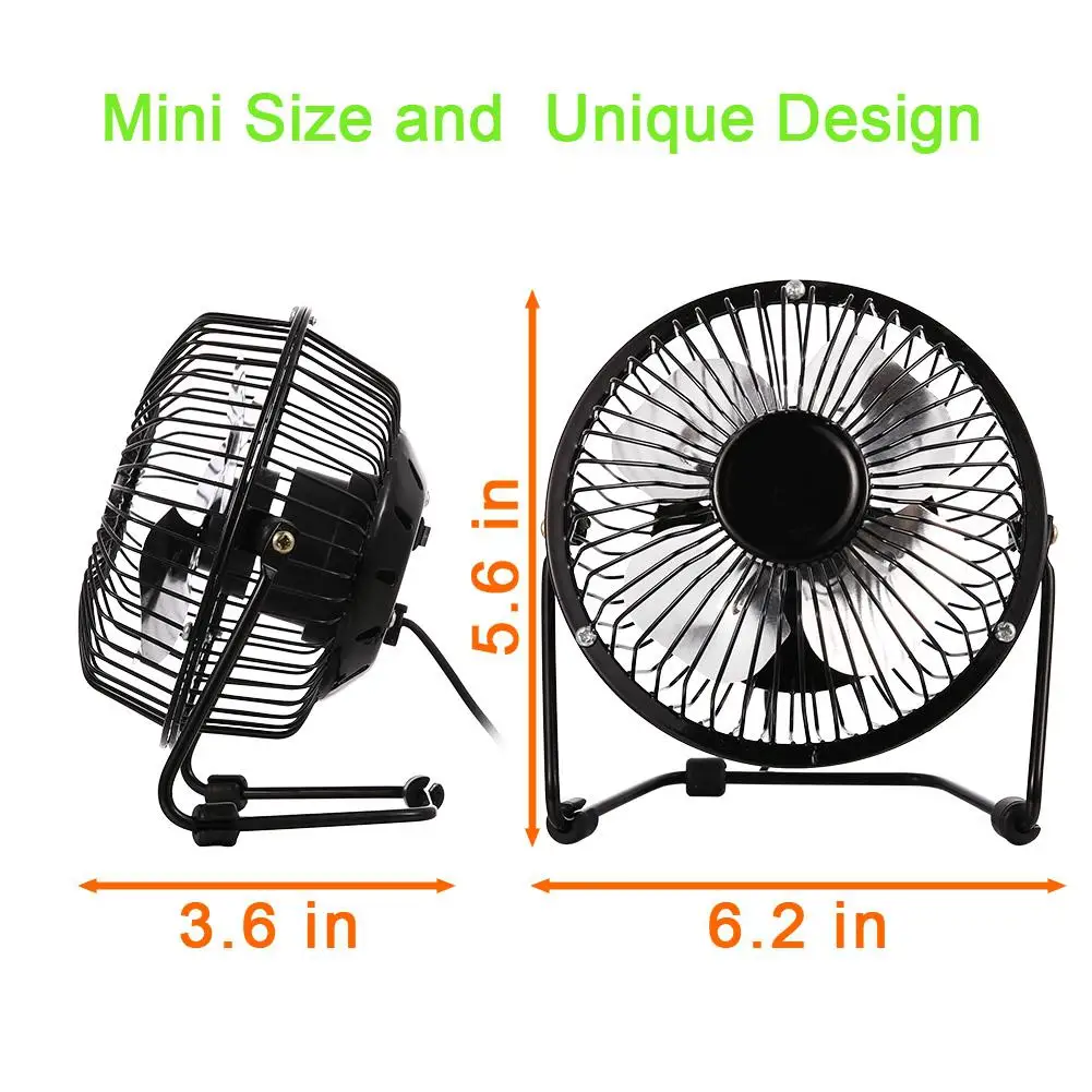 Adoolla 5V мини USB Настольная вентилятор с питанием от USB портативный вентилятор охлаждения Настольный охладитель воздуха