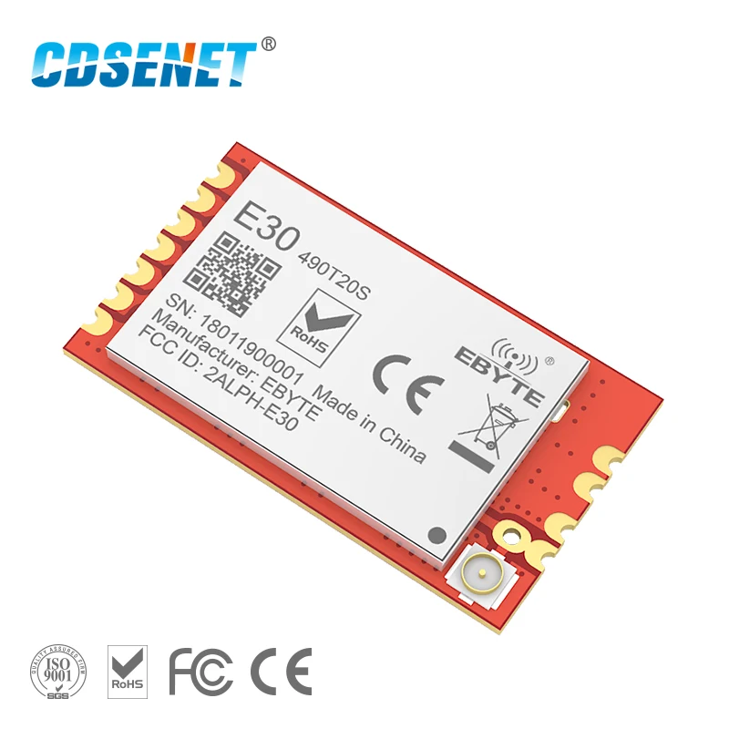 Беспроводной последовательный порт CDSENET E30-490T20S UART дальний радиус действия SI4438 490 МГц 20dBm rf модуль передатчик приемник передача данных Беспроводной последовательный порт CDSENET E30-490T20S UART дальний радиус действия SI4438 490 МГц 20dBm rf модуль передатчик приемник передача данных