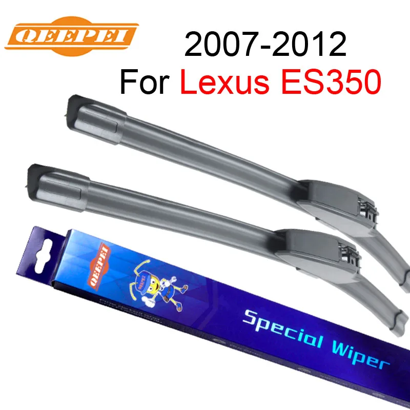 QEEPEI Wiper Blades For Lexus ES350 2007 2012 24"+19" High Quality