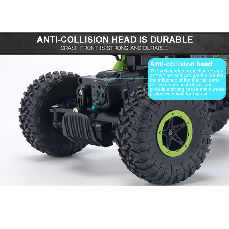 RC автомобиль 4WD 2,4 ГГц восхождение дистанционного Управление Bigfoot внедорожник игрушки для детей рок сканеры ралли подняться автомобиль