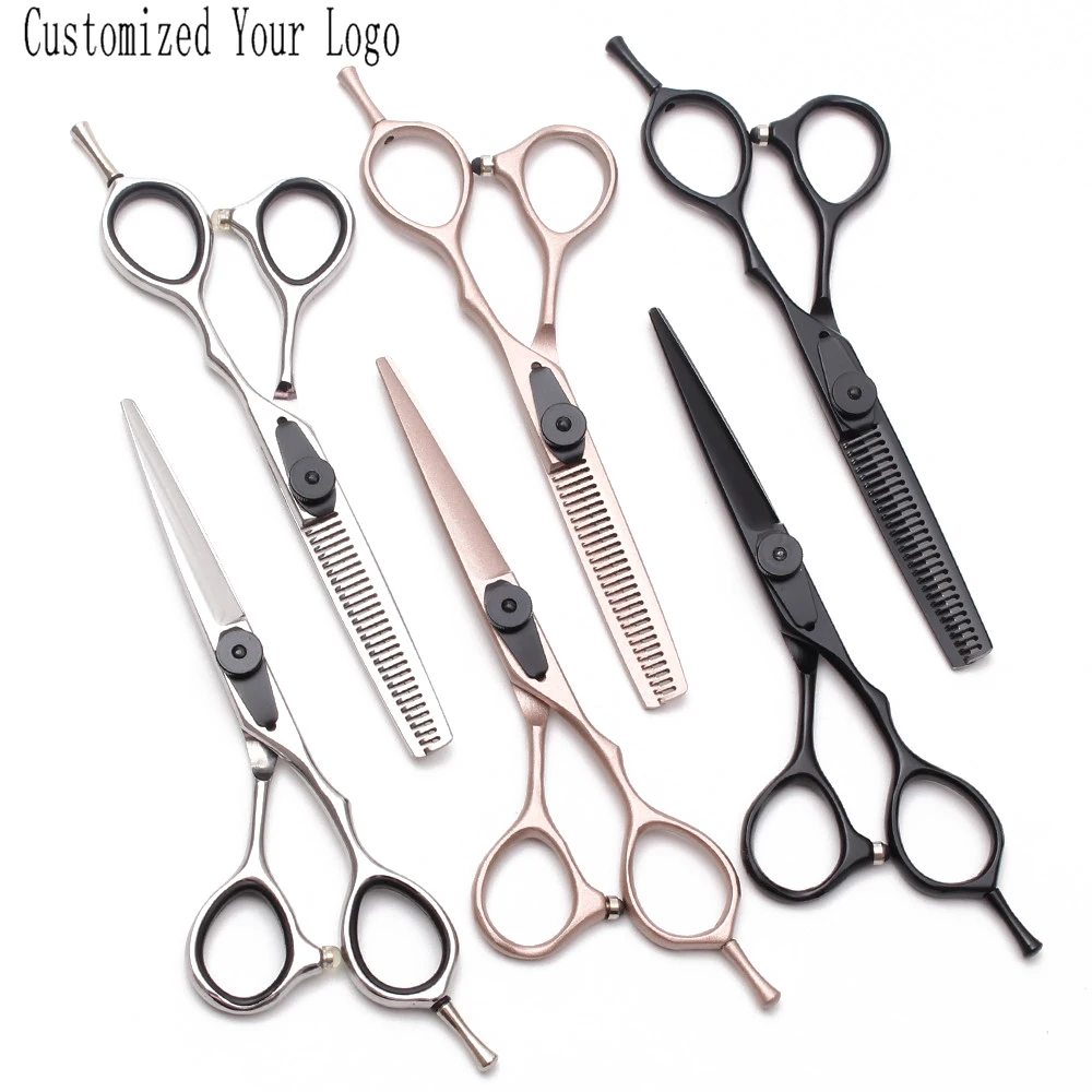 6 дюймов 17,5 см JP 440 индивидуальный логотип парикмахерские принадлежности парикмахерские ножницы филировочные ножницы Профессиональные ножницы для волос C9015