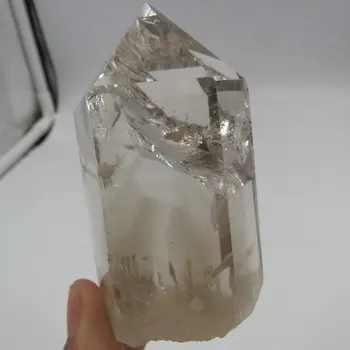 

141g Rare Natural Clear Quartz Pyramid Mountain Layer inside Single Terminated Crystal Wand Reiki Healing for Holiday Gift