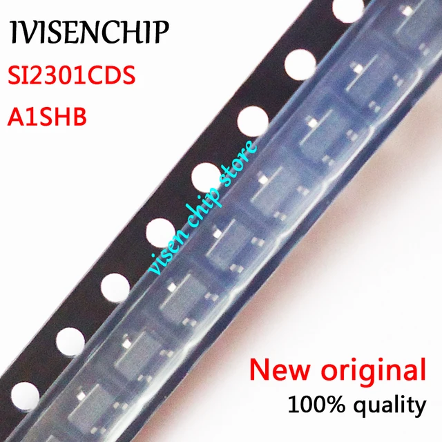 100pcs SI2301CDS SI2301BDS SI2301 A1SHB SOT23 3-in Integrated Circuits ...