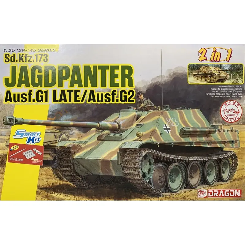 DRAGON 6924 1/35 Sd. Kfz.173 Jagdpanther Ausf. G1 Late/G2 [w/Metal Barrel Magic Track]-набор моделей масштаба | Игрушки и