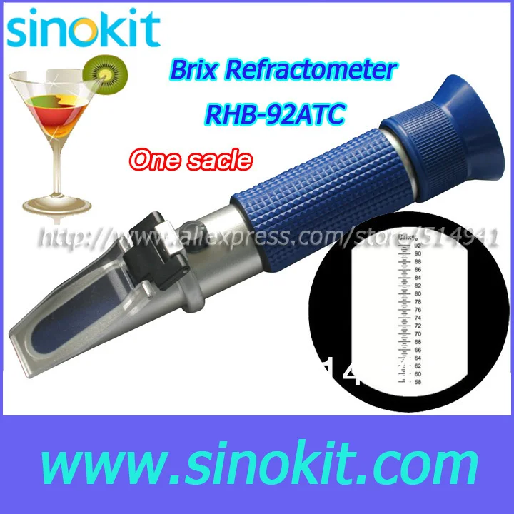 

(Blue)Brix Beer Refractometer without the calibration oil RHB-92ATC