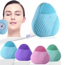 Новая электрическая щетка для очищения лица силиконовая Вибрация массаж кожи USB перезаряжаемая умная ультразвуковая поверхность моющее средство для мытья