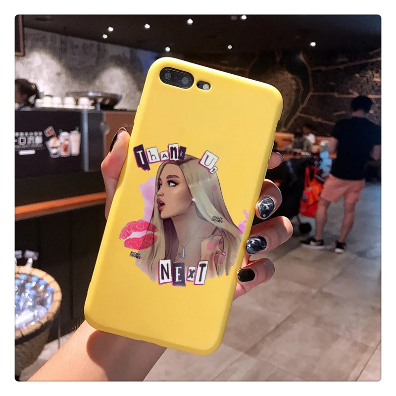 Спасибо следующий Ариана Гранде яркий цвет Женский чехол для iphone X 7 XS XR XSMAX 11 11Pro