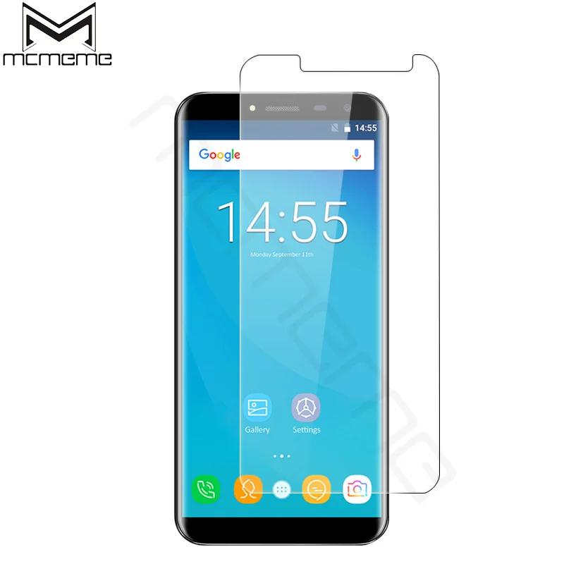 

MCMEME For Oukitel C8 Tempered Glass Premium 9H 2.5D Ultra-thin Protective Film Explosion-proof For Oukitel C8 Screen Protector