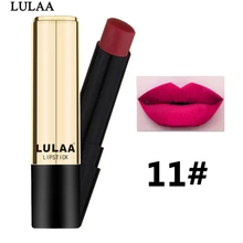 Lulaa 1 шт. Косметический Макияж для губ стойкий водоотталкивающий увлажнитель матовая помада 170615 Прямая