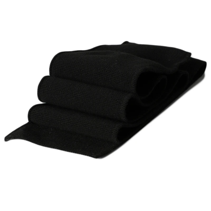 Лето полиэстер манжеты футболка вырез нижний подол ребра так одежда аксессуары ткань - Цвет: Black