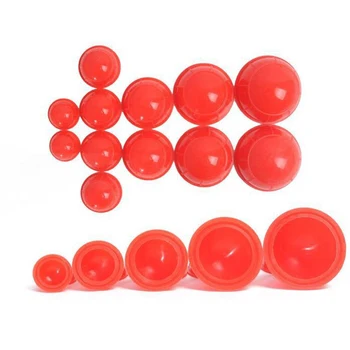 

12pc Silicone Suction Cup Medical Vacuum Health Care Tool Silica Gel Cupping Device Hygroscopic Slimming Body Pull Gas Cylinders