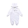 Sweat à capuche en molleton pour enfant, combinaison de marque, motif ours, pour fille et nouveau-né, vêtements d'automne et d'hiver ► Photo 3/6